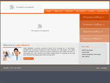 Tablet Screenshot of cubeinfotech.com
